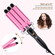 20/32mm Ceramic Triple Barrels Professional Hair Waver for All Hair Types