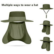 NEW Summertime Sun Protection Hat. Great for Fishing, Camping, Hiking