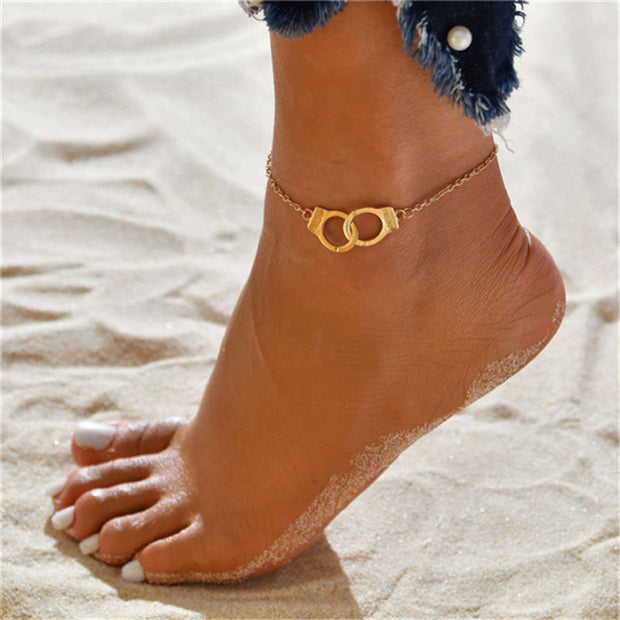 Bohemia Gold Color Chain Ankle Bracelet /Butterfly Charm